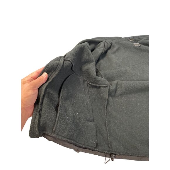 North Face Black Denali Fleece Jacket Mens XXL Insulated Full-Zip Warm Outerwear - Picture 10 of 12